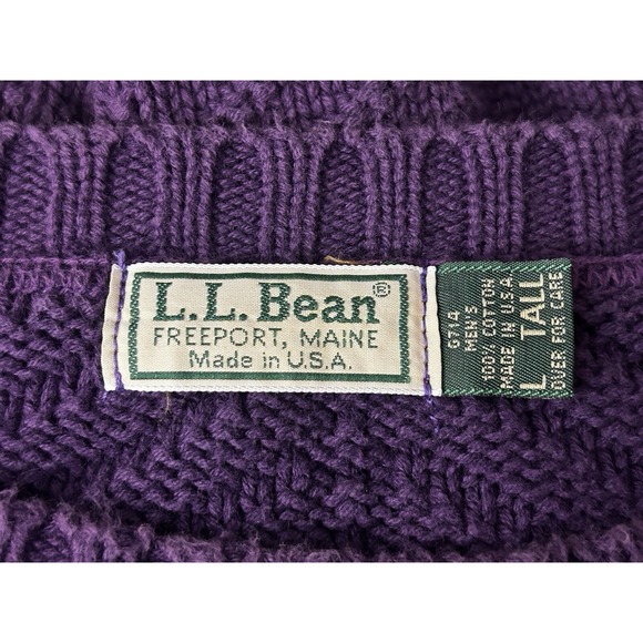 Purple Chevron Knit Sweater Crewneck Pullover Knitwear Long Sleeve - Picture 6 of 9